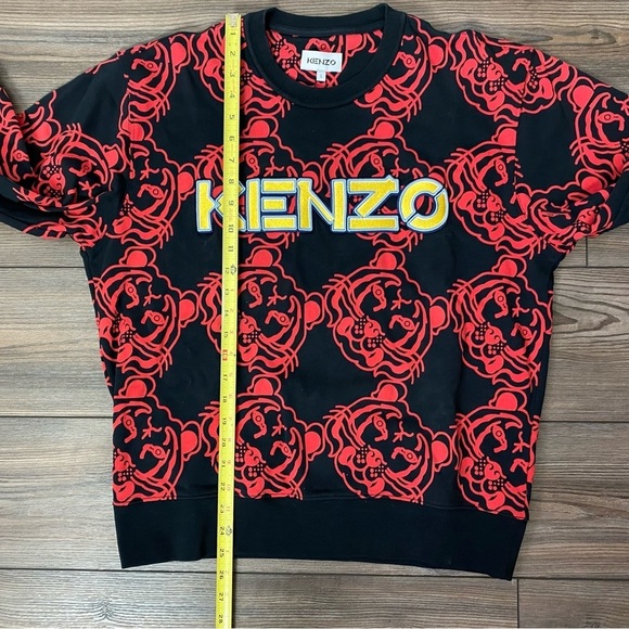 Kenzo Chinese New Year Tiger Print Logo Crew Sweatshirt - Picture 14 of 14